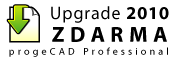 progeCAD 2009 + upgrade 2010 v ceně